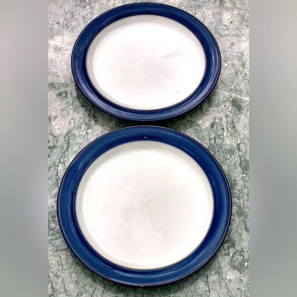 Vintage Discontinued (set of 2) DENBY Langley ENGLAND BOSTON Bread Plates - Picture 4 of 9